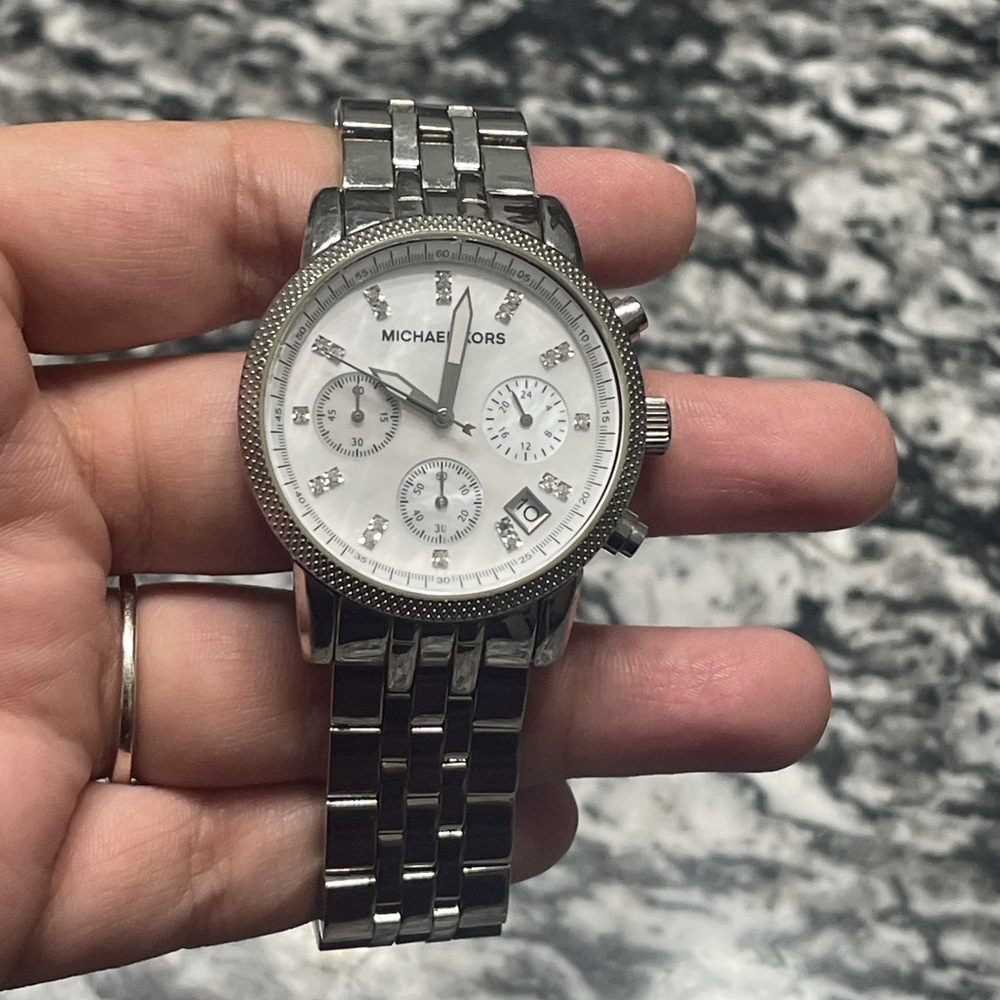Michael Kors Mother of Pearl Watch